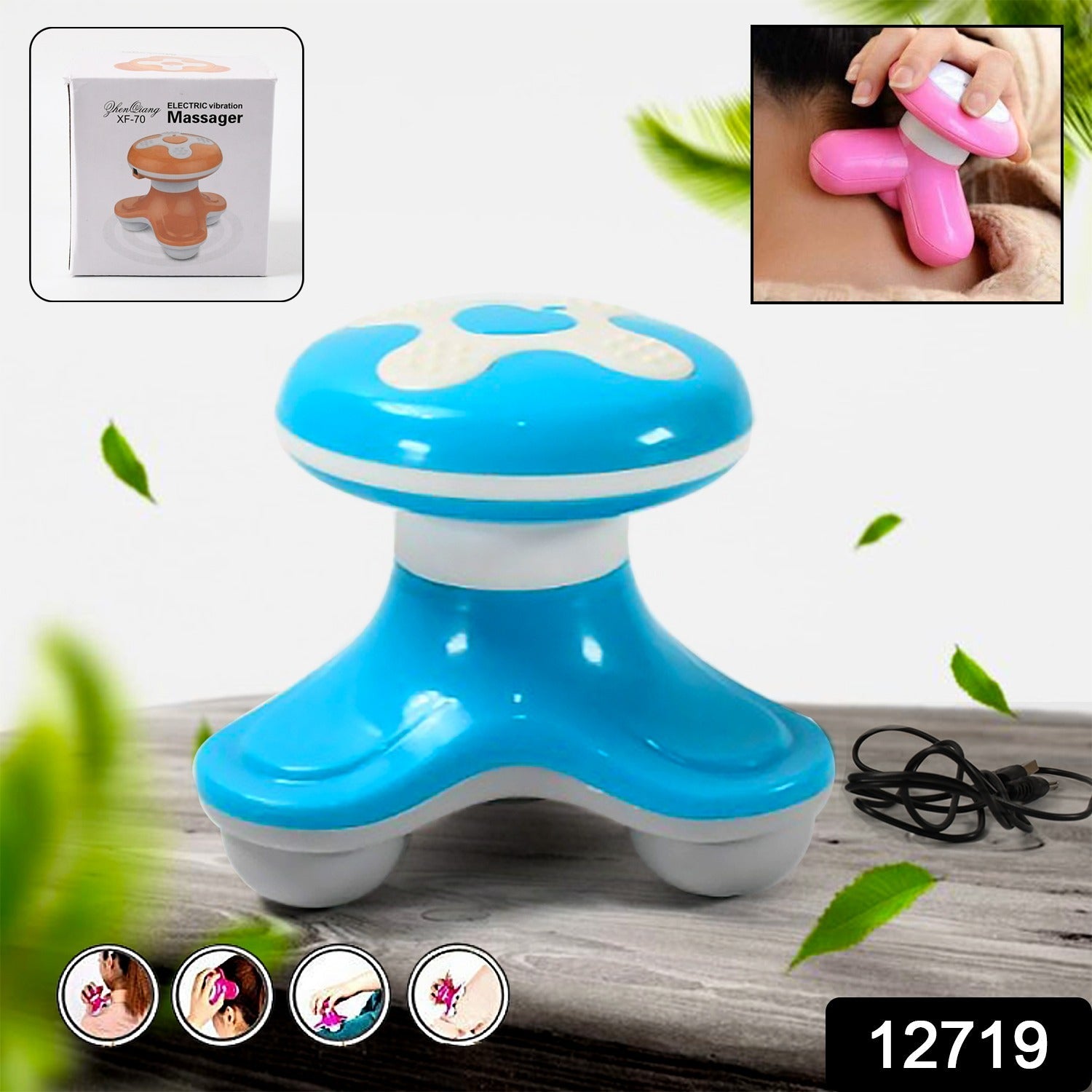Triangle USB Mini Massager – Multifunction, Automatic Switch, Fatigue Relief (1 Pc/ Battery Not Included) Triangle USB Mini Massager – Multifunction, Automatic Switch, Fatigue Relief (1 Pc/ Battery Not Included)